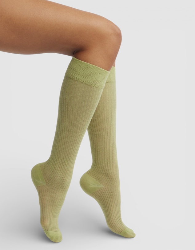 High Heel Jungle - Everything’s Fine Semi-Sheer Rib Knee Socks