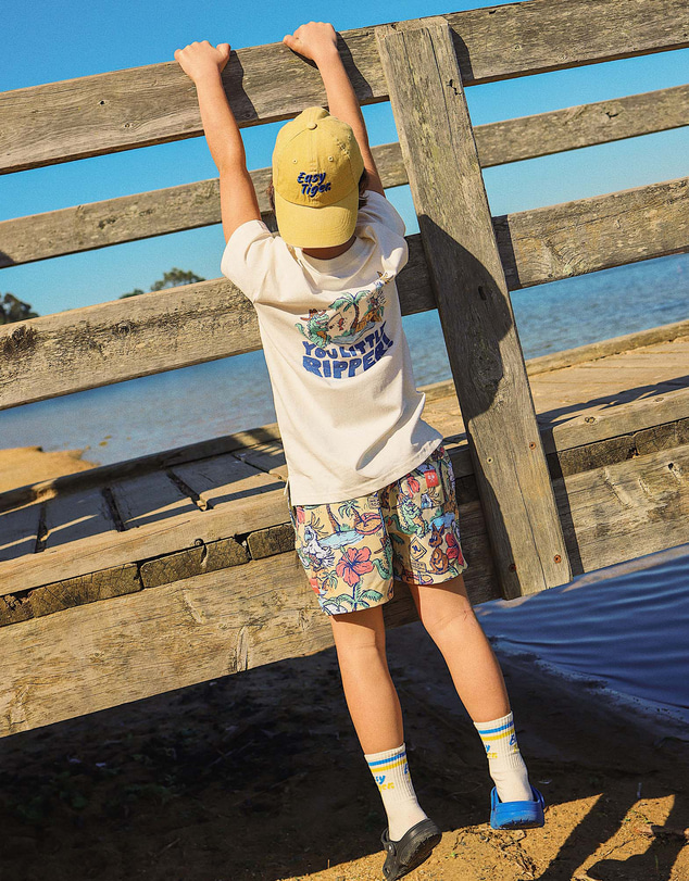 Skwosh - G'day Boys Eco Swim Shorts in Yellow