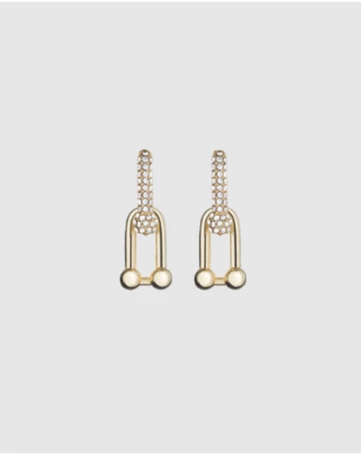 Kitte - Bond Pavé Earrings