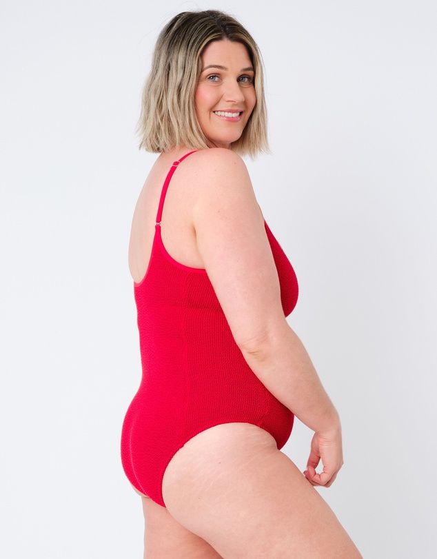UNE PIECE - Crinkle Cut Scoop Maillot One Piece Swimsuit