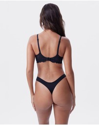 Bras N Things - NKD Push Up Wirefree Bra - Black