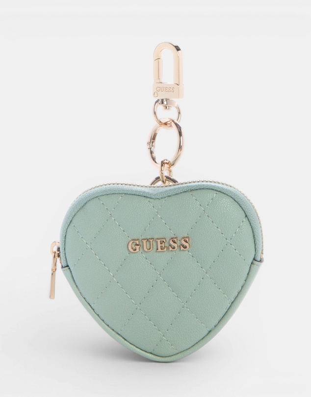 GUESS - Heart Pouch Keychain