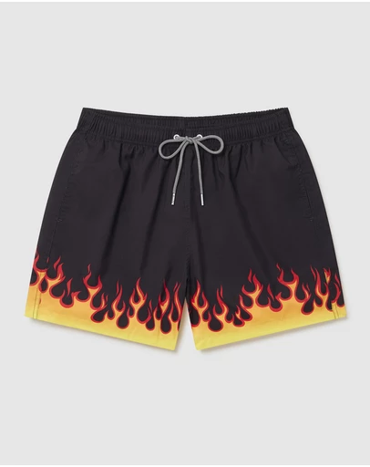 Boardies - Boardies Flames Mid Length Swim Shorts