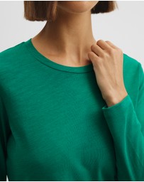 Country Road - Australian Good Earth Cotton Textured Slub T-shirt