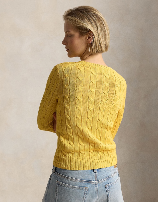 Polo Ralph Lauren - Cable-Knit Cotton Crewneck Sweater
