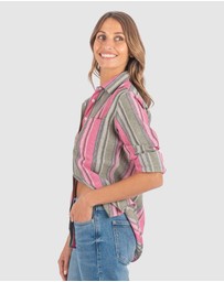 CAMIXA - IRIS Stripes Linen Shirt