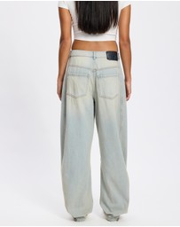 adidas Originals - Adilenium Barrel Leg Denim Pants