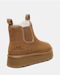 EVERAU - Australian Shepherd Ugg Chelsie Platform Cow Suede Upper UGG Boots