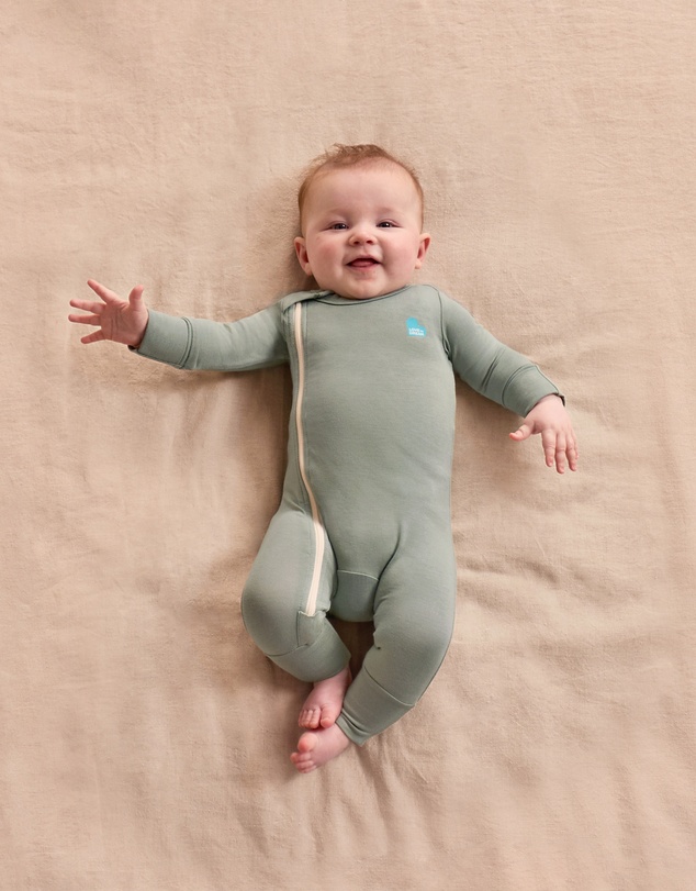 Love to Dream - Side Zip Romper Bamboo Deep Olive