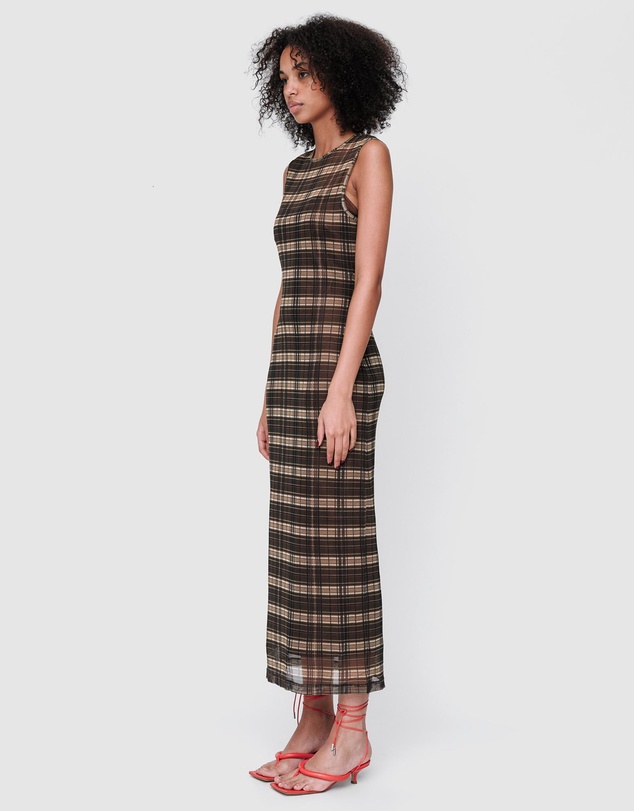 Wynn Hamlyn - Silk Mesh Maxi Dress