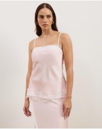 Atmos&Here - Paris Lace Satin Camisole