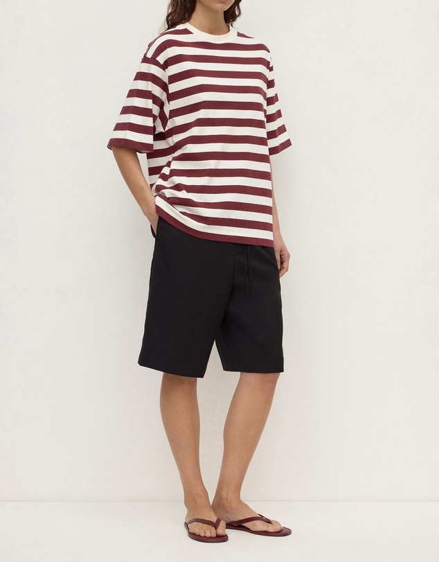 Assembly Label - Arla Cotton Stripe Short Sleeve Tee