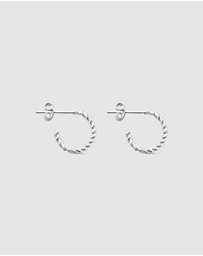 Ichu - Rope Twist Hoops