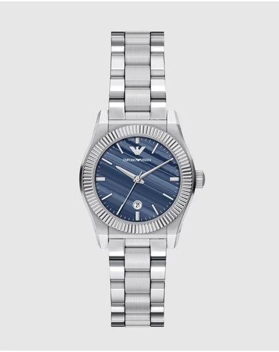 Emporio Armani - Silver Tone Analogue Watch