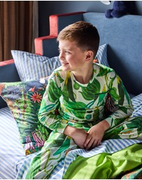 Kip&Co - Kip The Beanstalk Organic Cotton LS Top Pants Pyjama Set - Kids-Teens