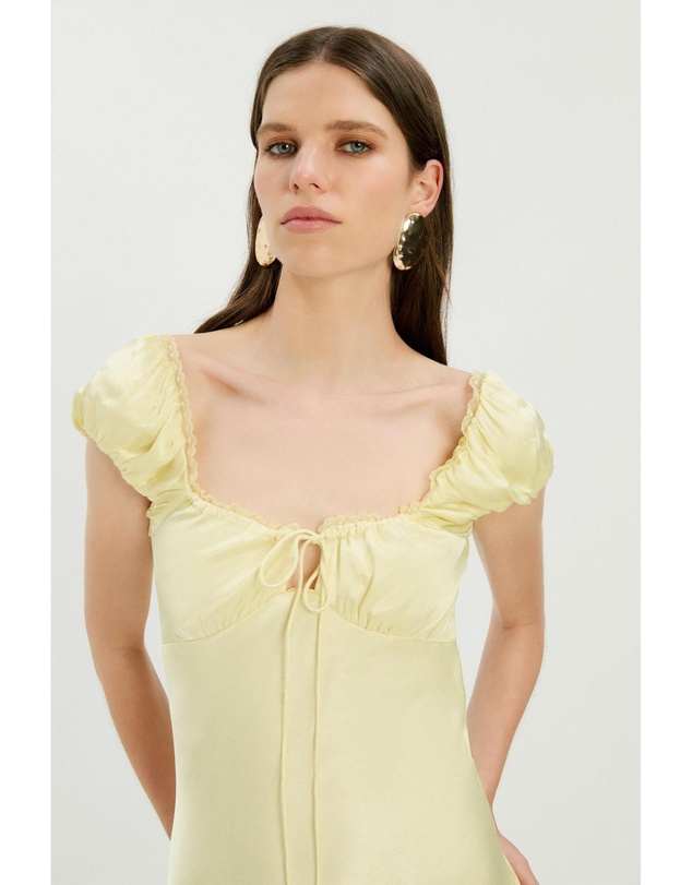 Bardot - Stasia Satin Maxi Slip Dress