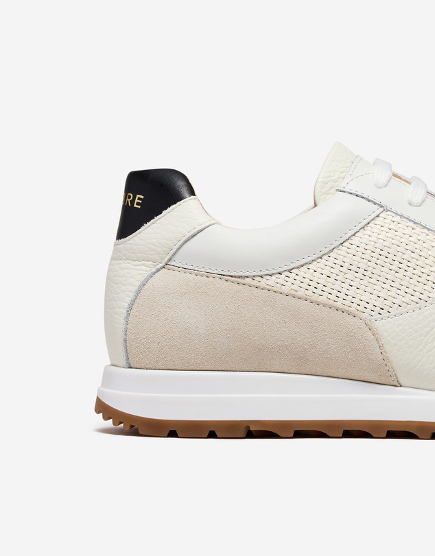 Calibre - Woven Mix Sport Sneaker Cream Combo