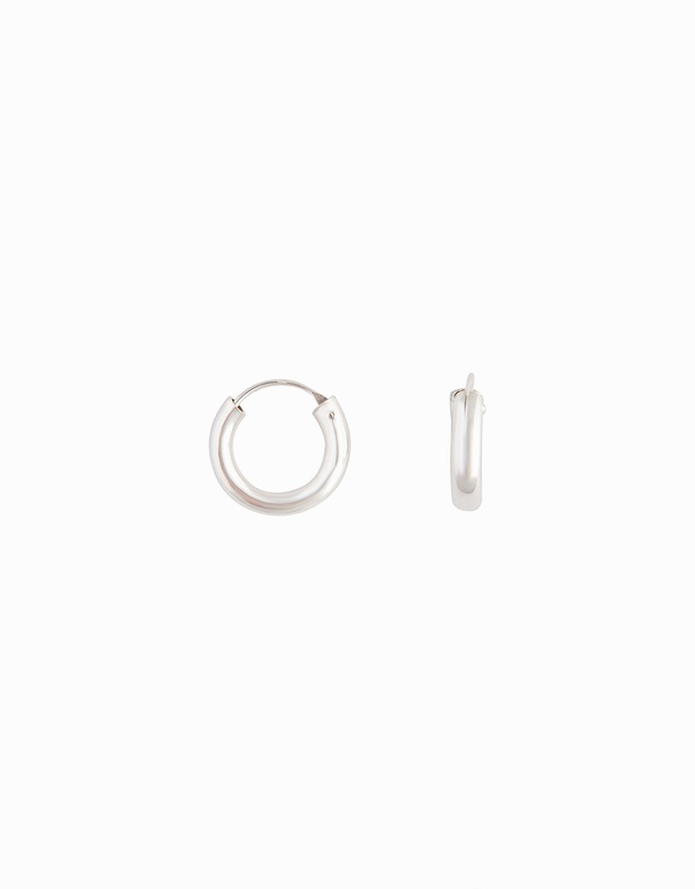 Lovisa - Sterling Silver Chunky Huggie Earrings
