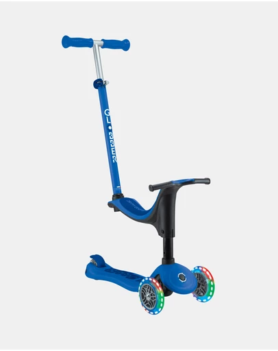 Globber - Go Up Sporty Lights Convertible Ride On & Scooter