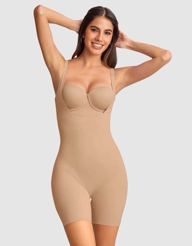 Leonisa - SmartSculpt Cupless Butt-Lifting Full Body Shaper