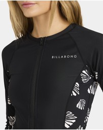 Billabong - Womens Sandy Shells Off Shore Long Sleeve Rash Vest
