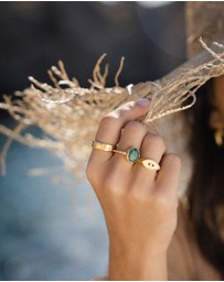 Ottoman Hands - Siena Emerald Cocktail Ring