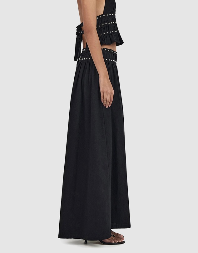 Ownley - Tabby Studed Midi Skirt