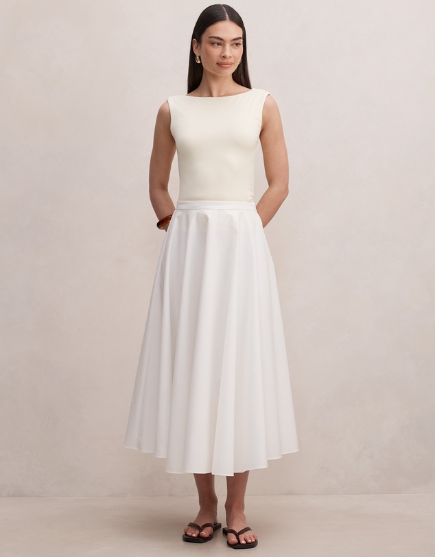 Forever New - Charlotte Cotton Midi Skirt
