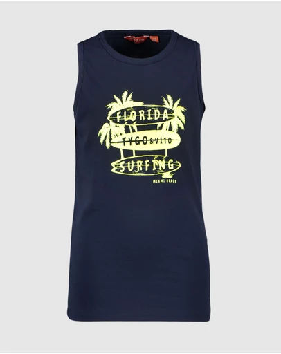 TYGO&vito - Organic Tank FLORIDA SURFING - Kids-Teens