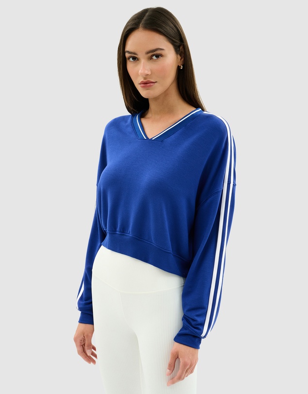 Splits59 - Ellie Fleece V-Neck Sweatshirt
