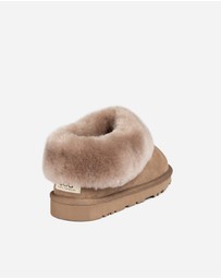 Ozwear Connection Uggs - Ugg Slippers Collar Unisex Premium Sheepskin Slippers Suede