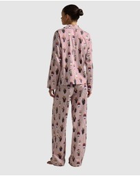 Polo Ralph Lauren - Madison Cotton Long Sleeve Button Down Pyjama Set