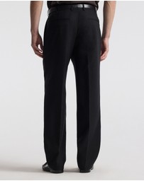 Calibre - Straight Leg Wool Pants Black