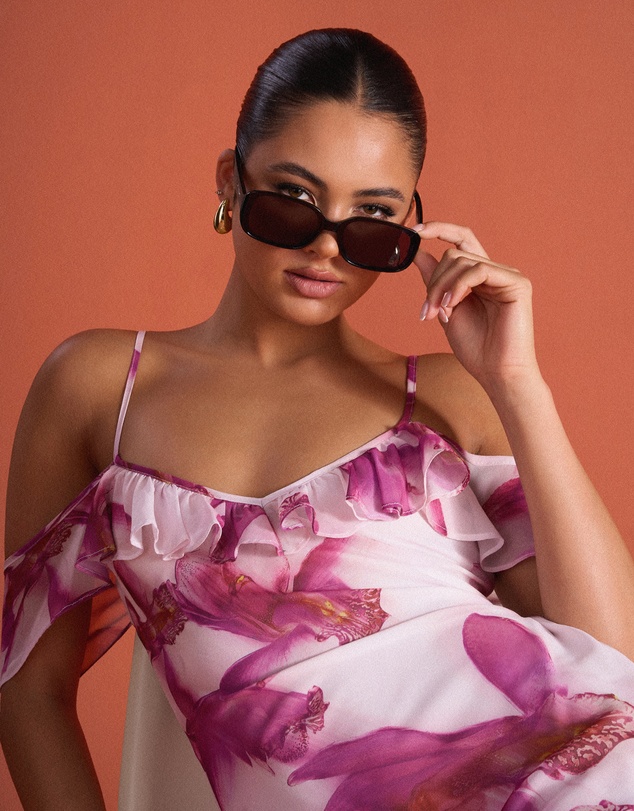Azzurielle - Zoe Square Frame Sunglasses
