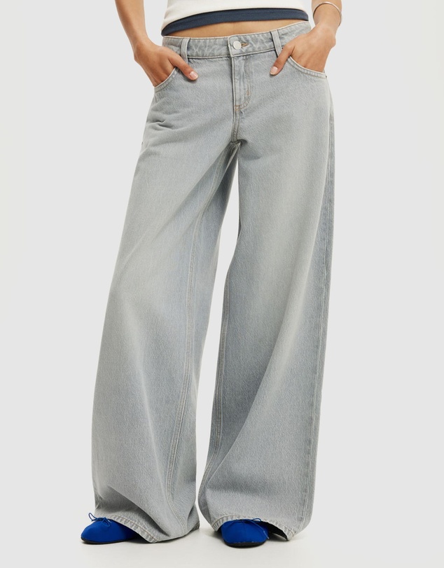 Cotton On - Low Rise Wide Jeans