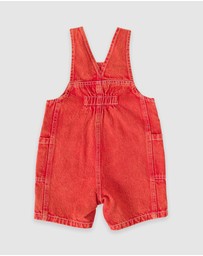 Goldie + Ace - James Vintage Washed Denim Pocket Overalls - Babies-Kids