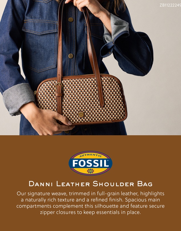 Fossil - Danni Brown Shoulder Bag