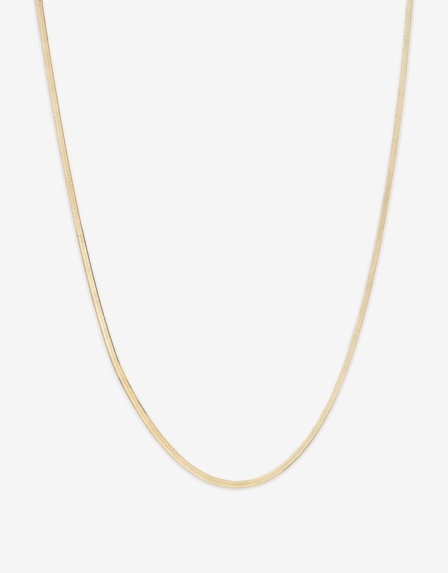 Michael Hill - 45cm (18”) 2mm-2.5mm Width Herringbone Chain in 10kt Yellow Gold