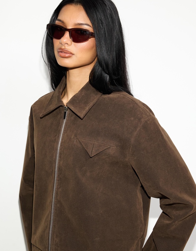 Dazie - Charlie Faux Suede Jacket