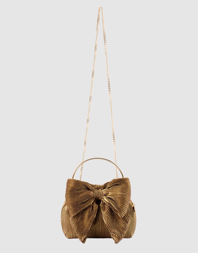 Olga Berg - Elise Pleated Top Handle