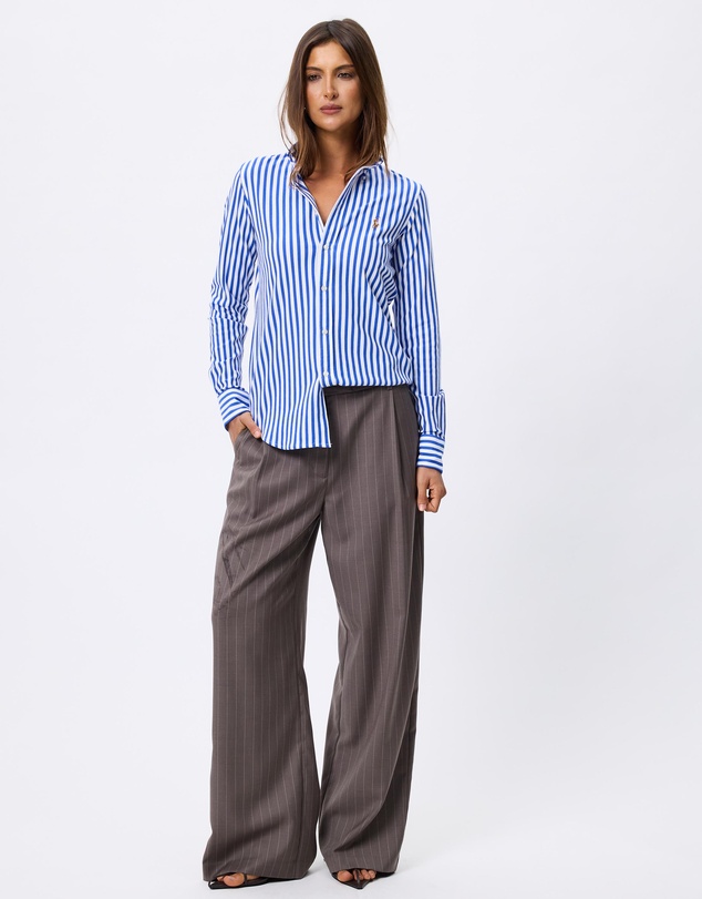 Polo Ralph Lauren - Striped Knit Oxford Cotton Shirt