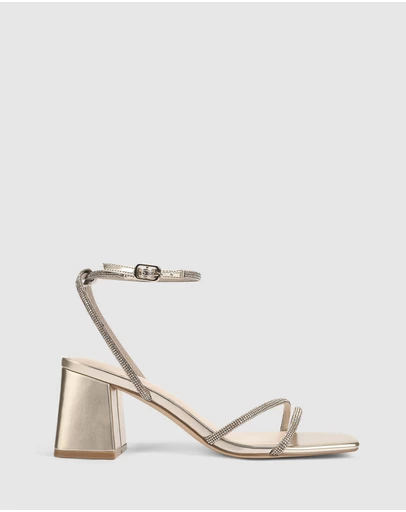Verali - Strawberry Block Heel Sandals