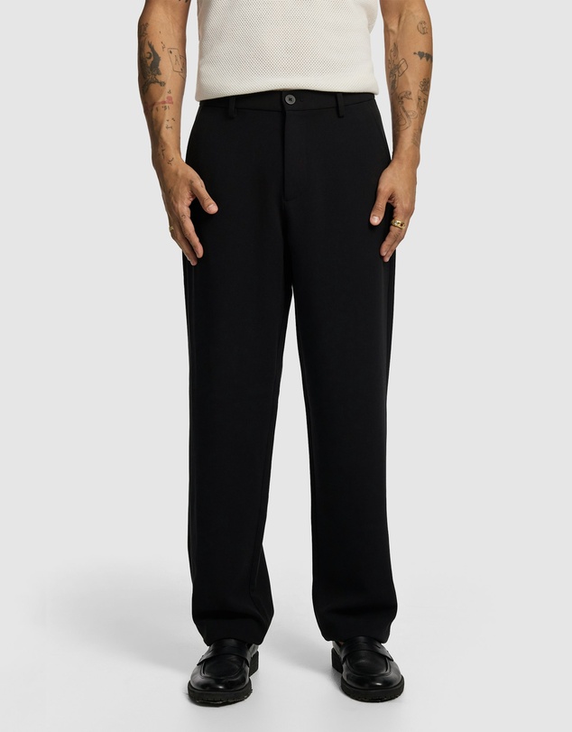 yd. - Don Pinstripe Cotton Blend Chino