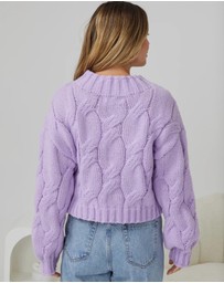 Esther & Co - Hadi Knit - Lilac