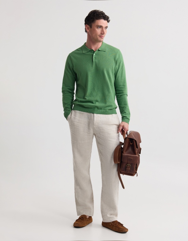 Oxford - Thomas Linen Blend Polo