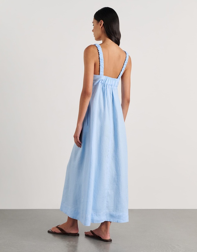 Jag - Sara Linen Midi Dress