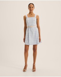 Review - Grace Check Mini Sun Dress