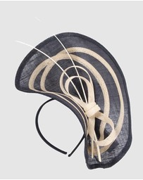 Max Alexander - Large Navy Racing Fascinator