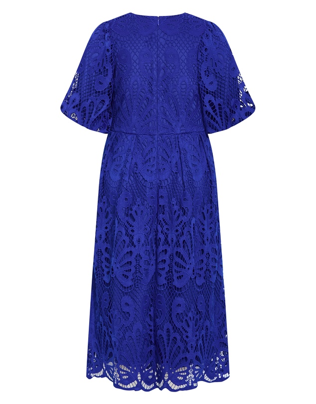 City Chic - Dani Embroidered Midi Dress