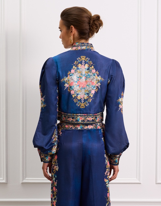 Aqua Blu Australia - Verdant Scarlett Bomber Jacket